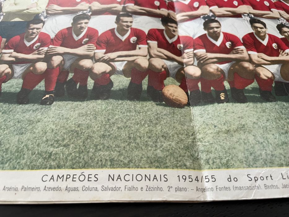 Vintage mini posters equipas futebol épocas decada 50