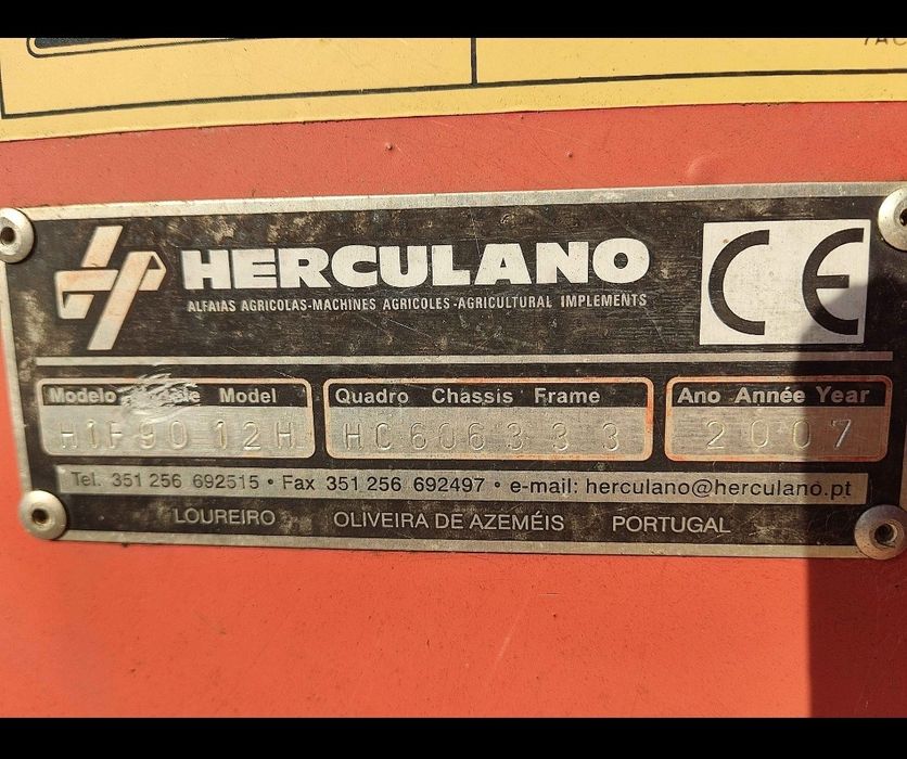 Charrua hidráulica 12 polegadas