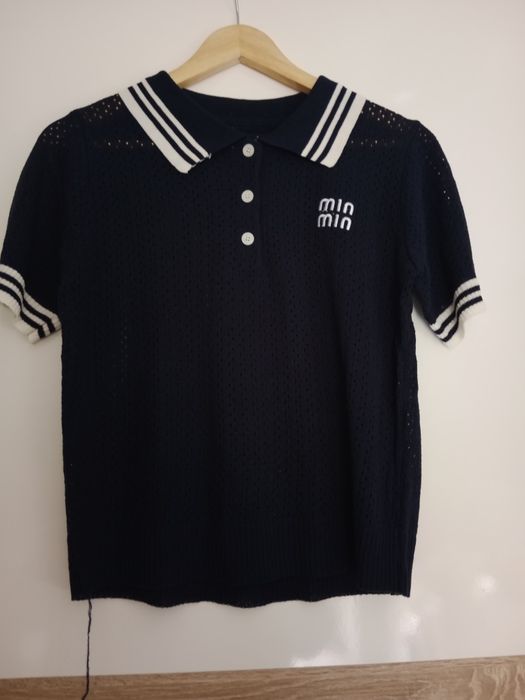 Bluza ażurowa damska min