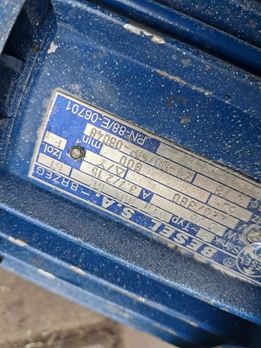 Okazja motoreduktor 0,75kw 30obr naped mieszałki do mięsa