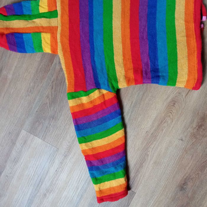 Damska Bluza Wełniana Z Kapturem LGBT Tęczowa / Kolorowa rozmiar M