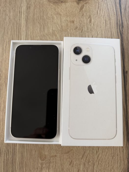 Iphone 13 mini Starlight 128GB z kablem
