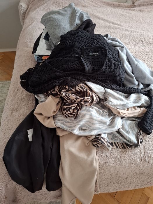 Worek paczka ubrań damskich