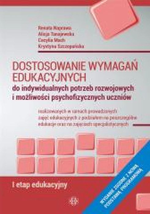 Dostosowanie wymagań edukacyjnych - I etap eduk. Harmonia praca