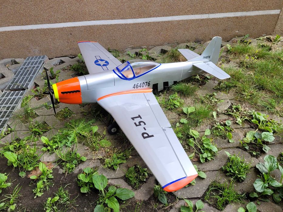 Samolot RC zdalnie sterowany Mustang P51-D 1,2m