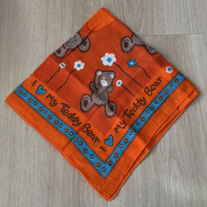 Chusta Chustka 50 cm x 50 cm na głowę na upał do torebki