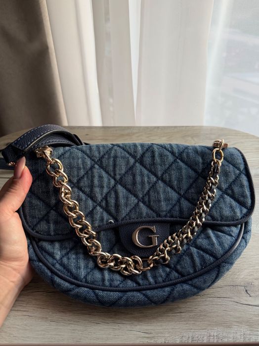 Сумка Guess джинсова через плече