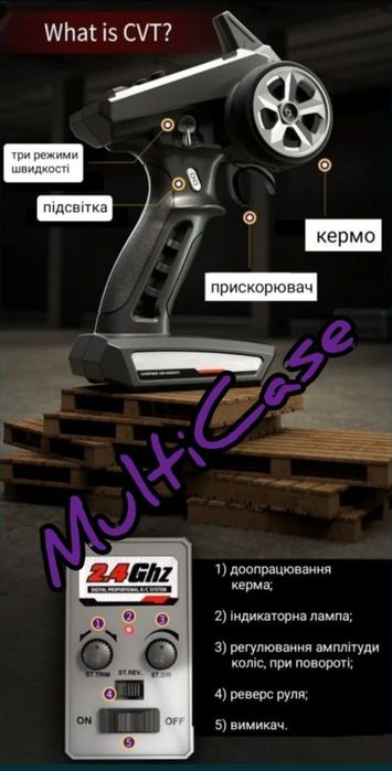 Машинка на радіоуправлінні 80 км/г SG 116 Max