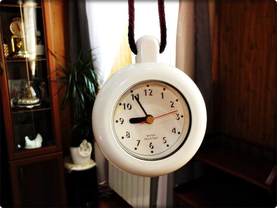 Wodoodporny Zegar ścienny do łazienki Wiszący / Stojący do łazienki