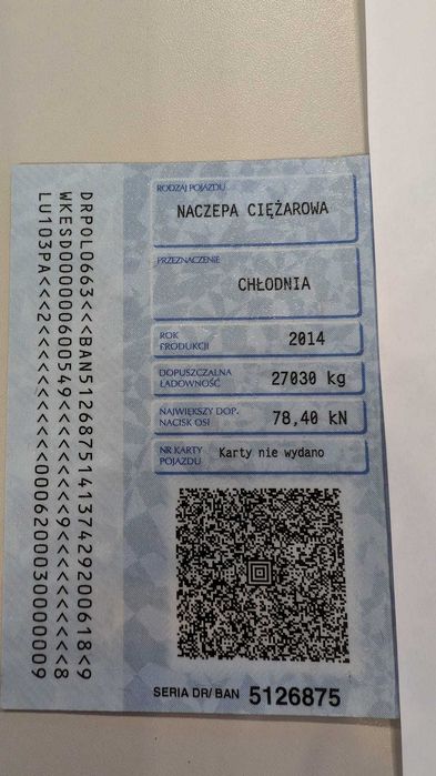 Naczepa Krone 2014 r