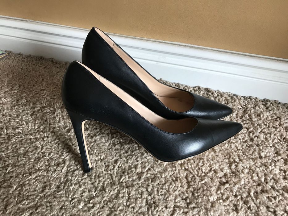 Mango szpilki 39 szpic skora skorzane eleganckie klasyczne