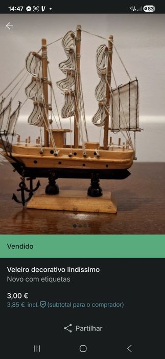 Veleiro  + porta chaves  + caneta