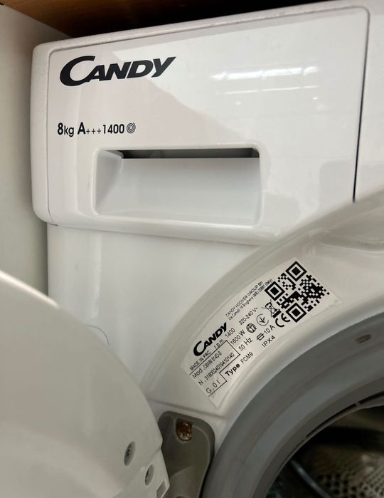 Máquina de lavar roupa de encastre CANDY 8kg 1400 rpm