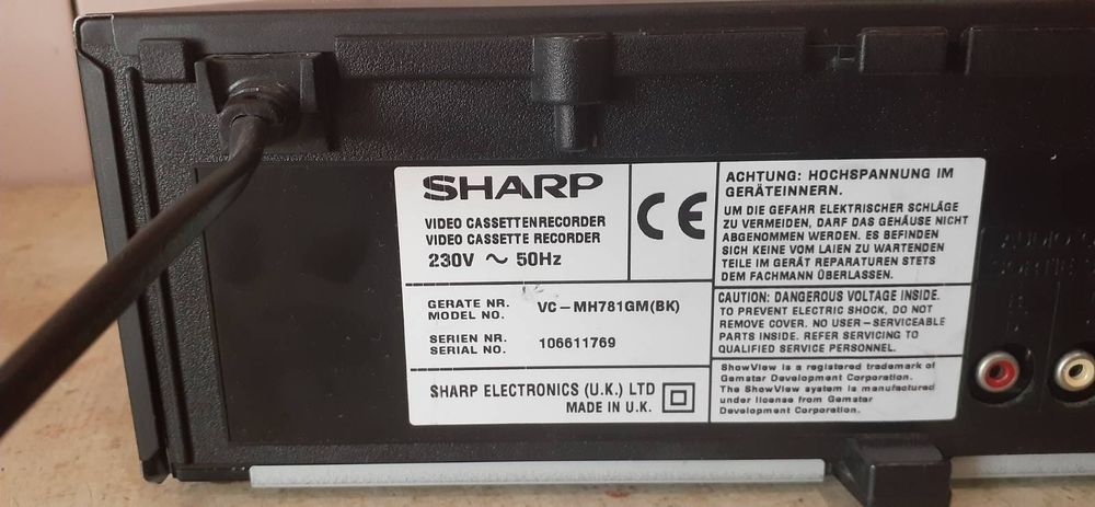 Sharp VHS  hi Fi stereo