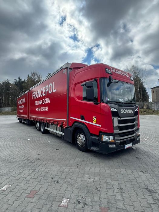 Scania R450  Scania R450 KM + Redos + dokowanie wózka