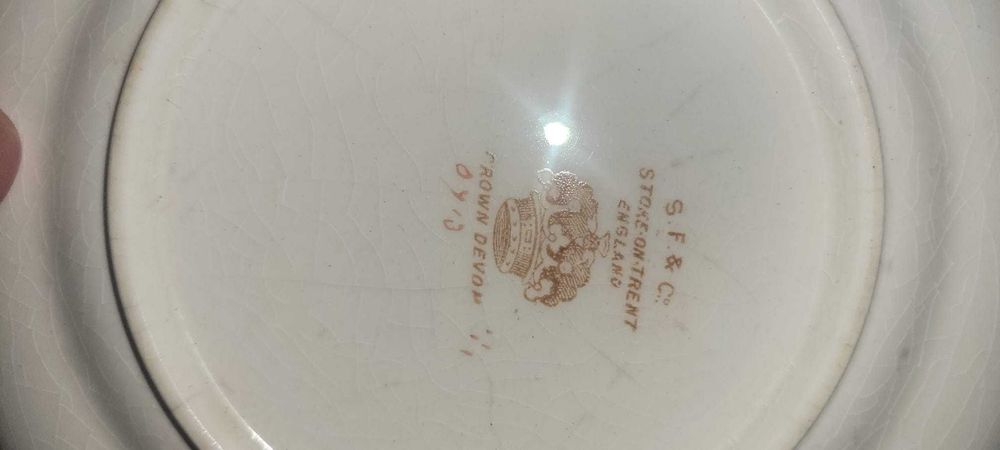 Prato Antigo "Crown Devon" S. Fielding & Co. - Inglaterra