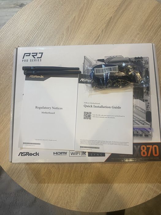 Asrock x870 pro rs wifi