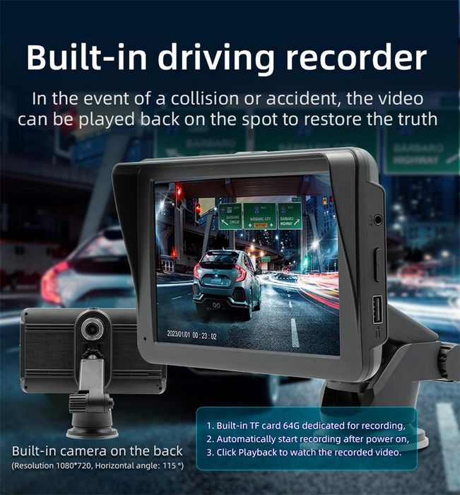 Відеорегістратор Carplay Android Auto +камера