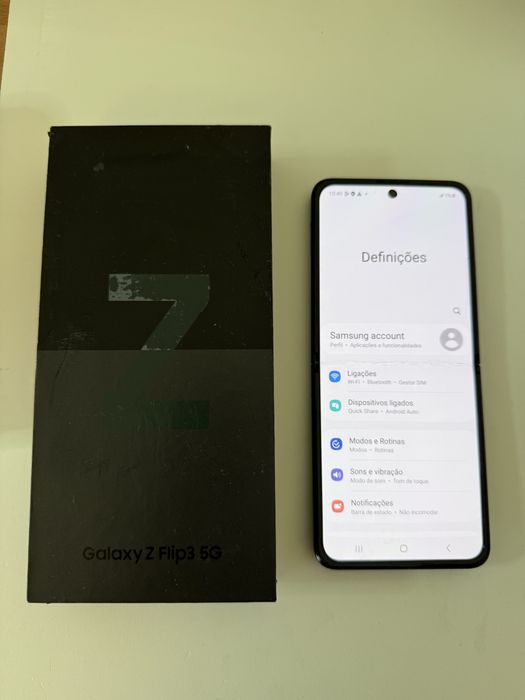 Samsung z flip 3 128gb caixa desbloqueado caixa(ACEITO RETOMA)