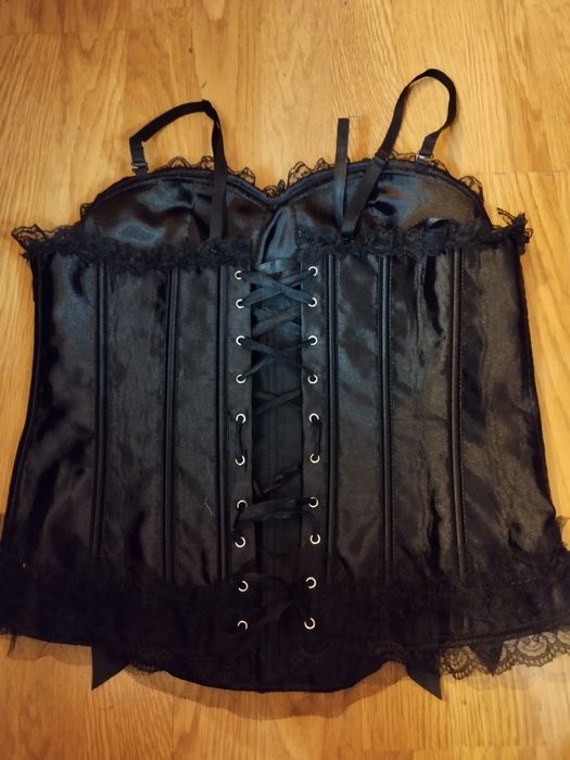 Satynowy gorset rozm.S/M
