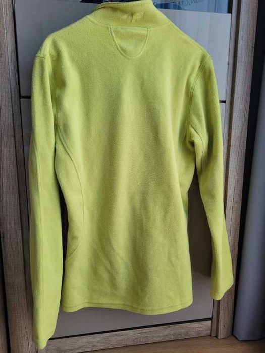 Jaskrawozielona bluza 4F roz. M