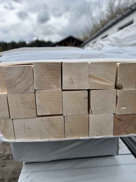 100x100 słupy belki drewno C24 KVH NSI taras altana suchy świerk
