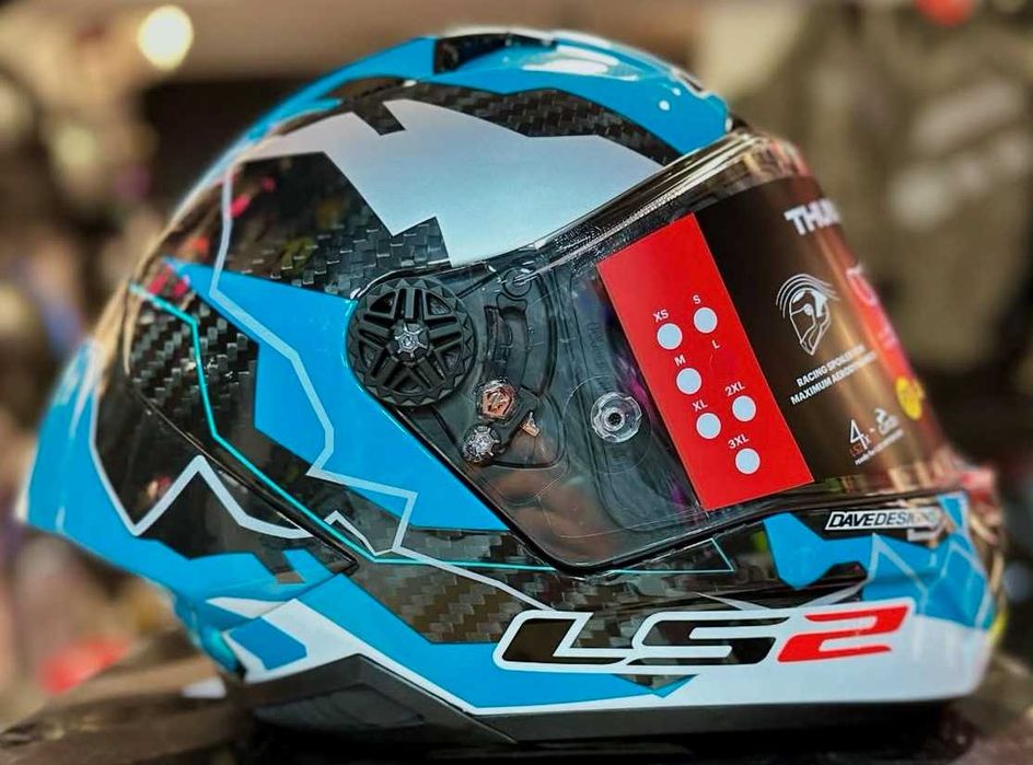 Capacete NOVO LS2 Thunder GP Aero (46% DESCONTO) Extras. Tam M-L-XL-XXL