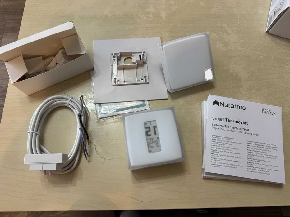 Netatmo inteligentny termostat + 3 głowice