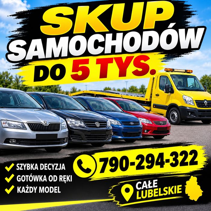 Skup aut do 5 tys