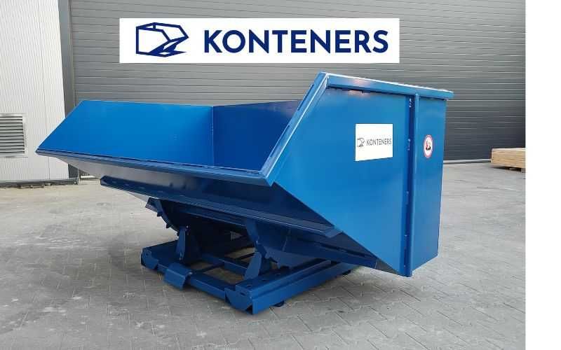 Kontener samowyładowczy Koleba 2m3 piasek/beton/gruz/drewno/ koliba