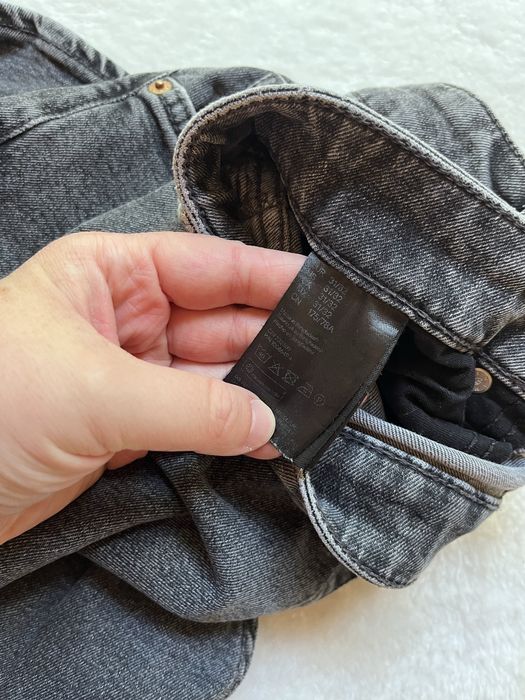 Spodnie męskie ciemne jeansy H&M