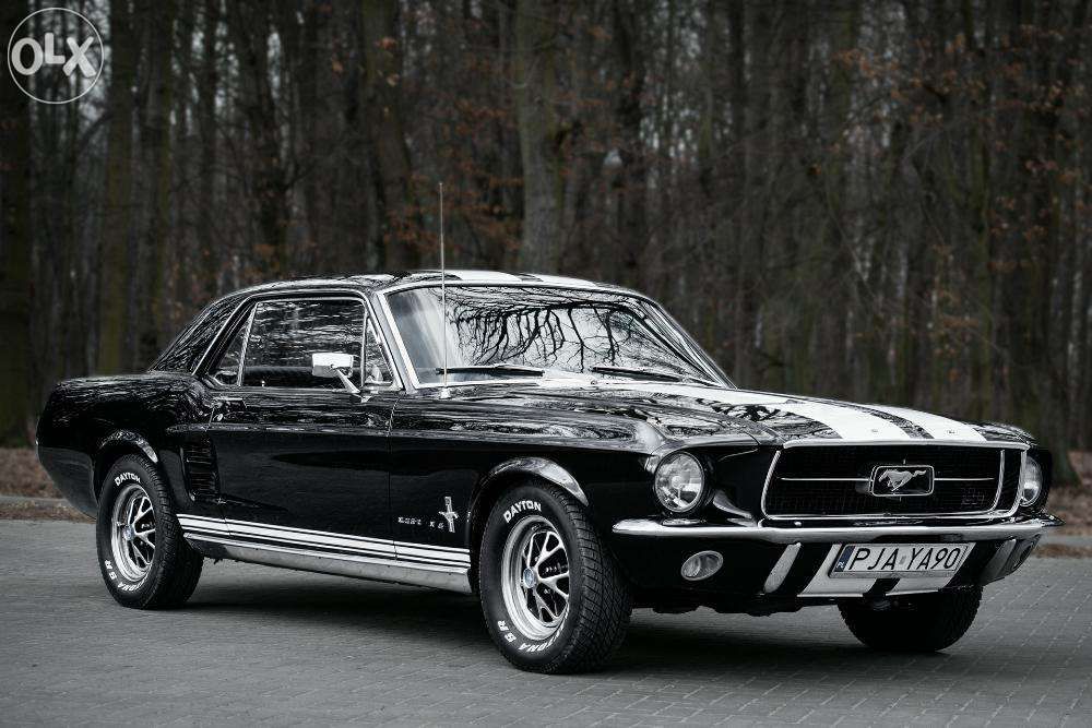 Samochód do ślubu ford Mustang 1967 V8.Auto do ślubu