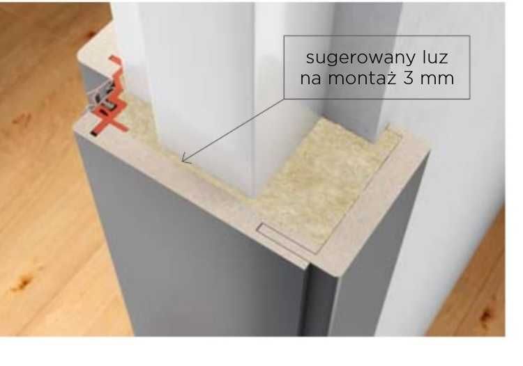 KAMUFLAŻ MASKOWNICA FUTRYN DRZWI wewnętrzne pokojowe na wymiar