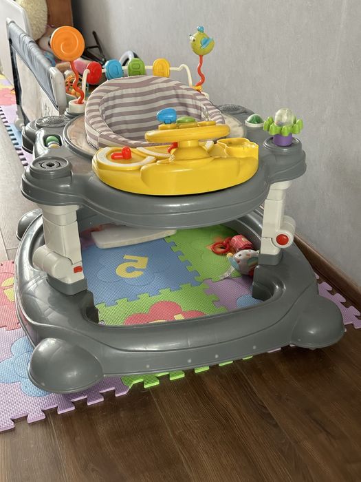 Ходунки 3 в 1 Caretero Hip Hop Grey