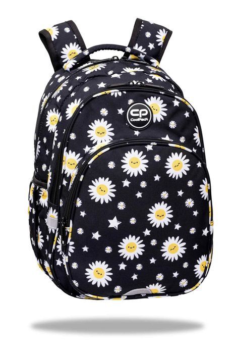 Plecak Młodzieżowy Coolpack Base Plus Daisy Black Patio Nowa Nieużywana