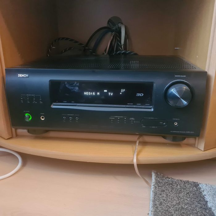 Kino domowe Amplituner Denon AVR -1311 plus zestaw kolumn