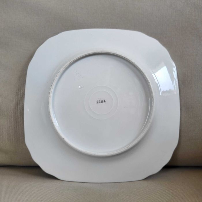 Ćmielów przedwojenny talerz fason Toruń talerzyk śniadaniowy porcelana