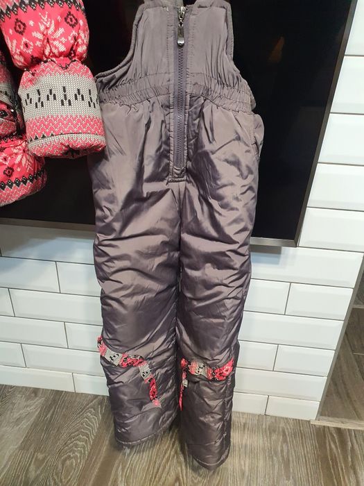 Зимний комбинезон тройка для девочки 134