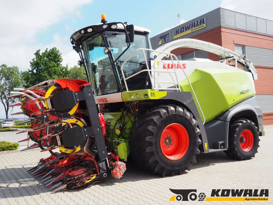 Claas Jaguar 870 + Kemper 360 Plus  Sieczkarnia polowa samojezdna przystawka do kukurydzy heder