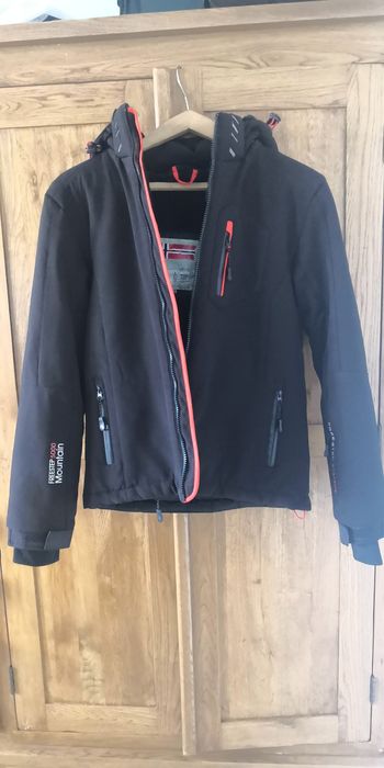 Kurtka narciarska zimowa softshell sportowa ciepła158 cm