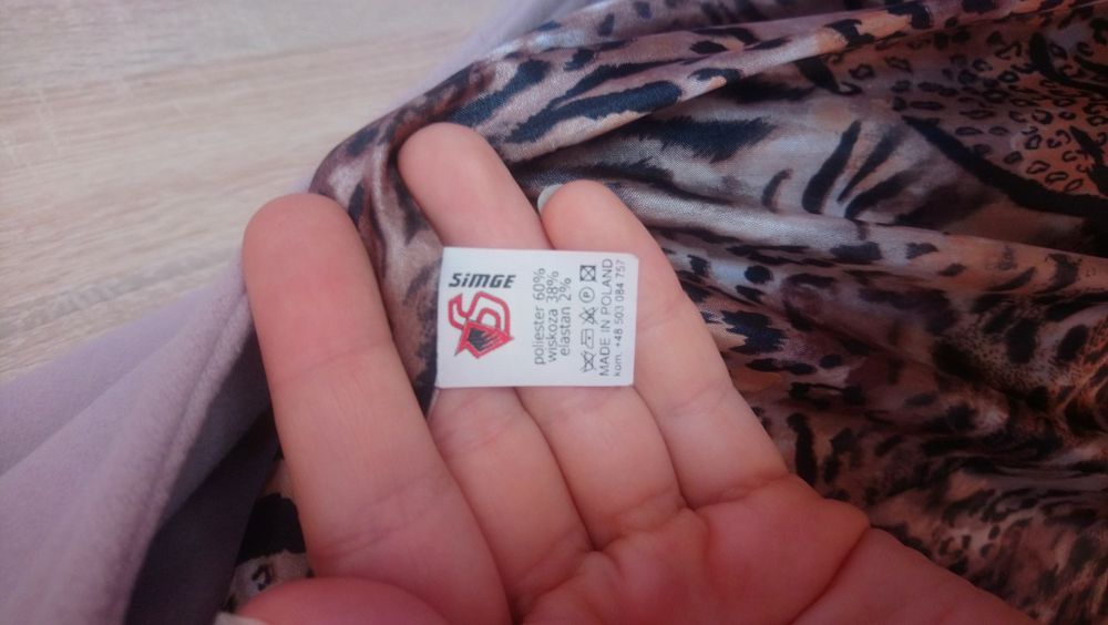 Płaszcz zimowy jasny fiolet, lilaróż, rozmiar 40