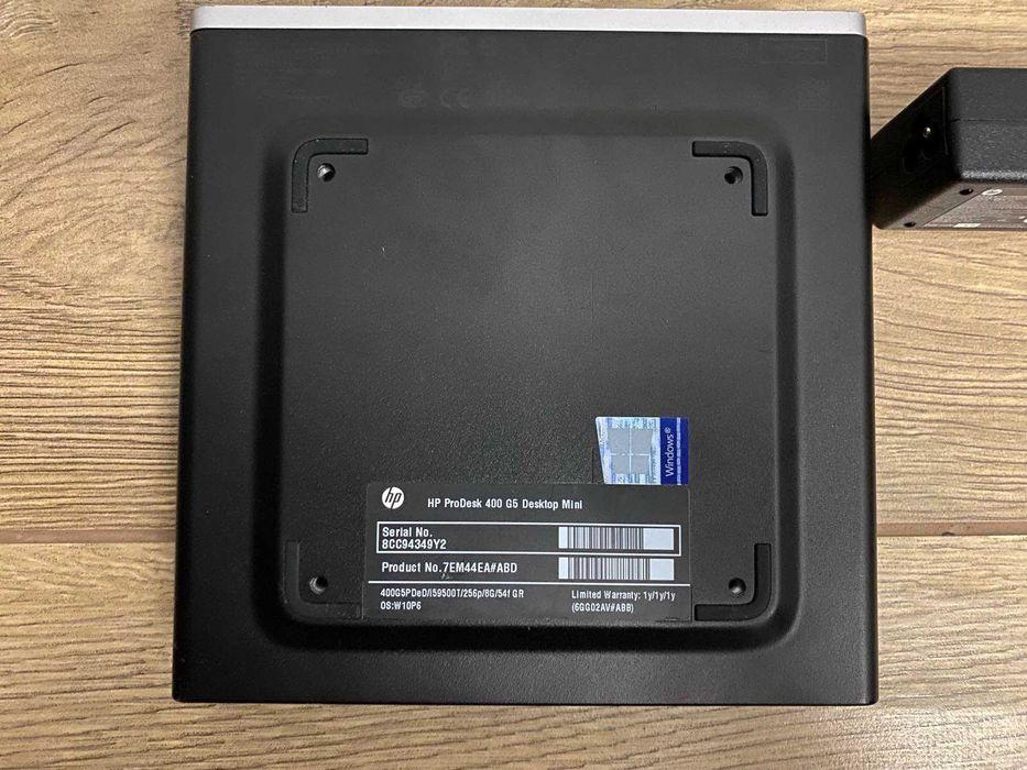 HP ProDesk 400 G5 Mini i5-9500T 8GB RAM SSD nvme 256gb Windows 11 Pro