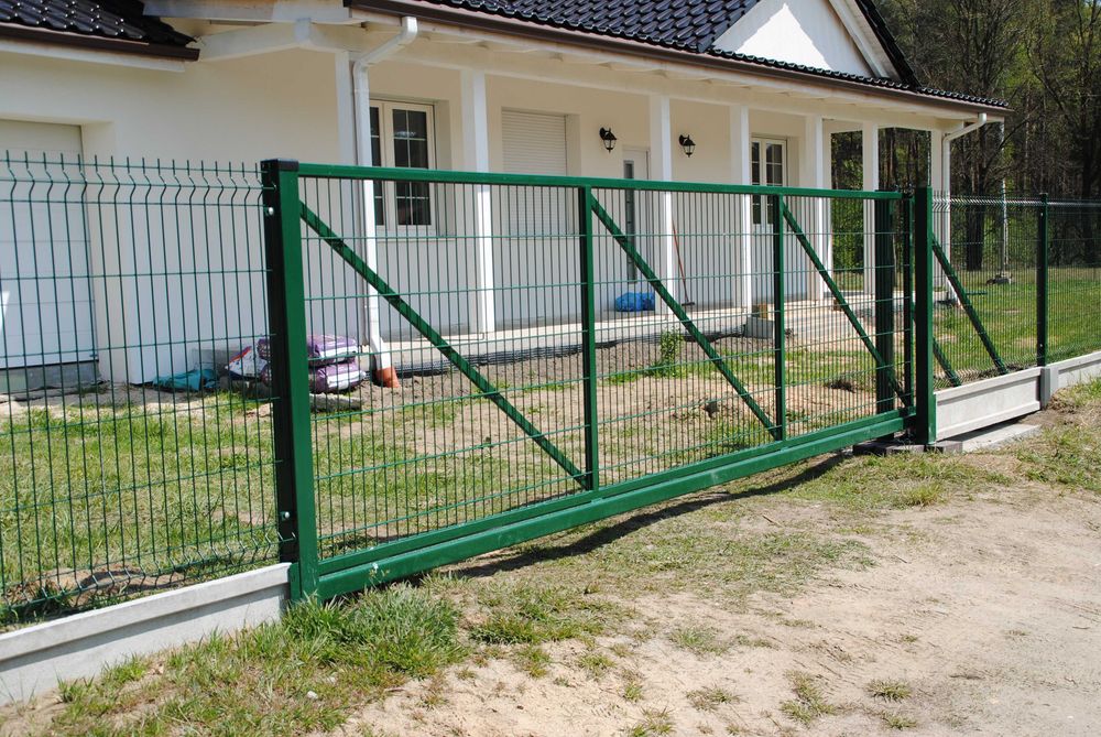 Brama przesuwna panelowa 2D 3m  Ocynkowana i Malowana proszkowo