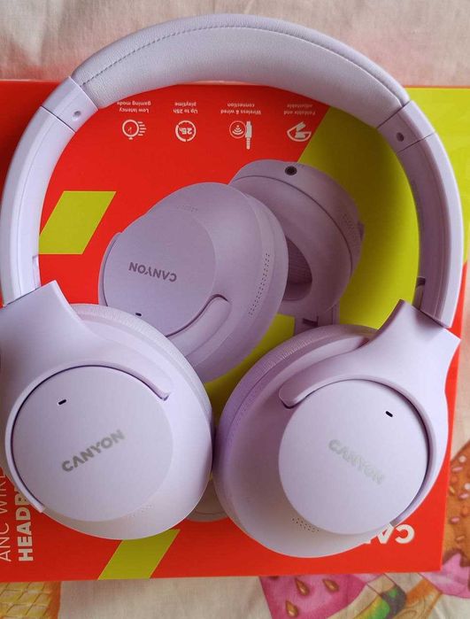 Навушники Canyon OnRiff 10 ANC Bluetooth Purple.