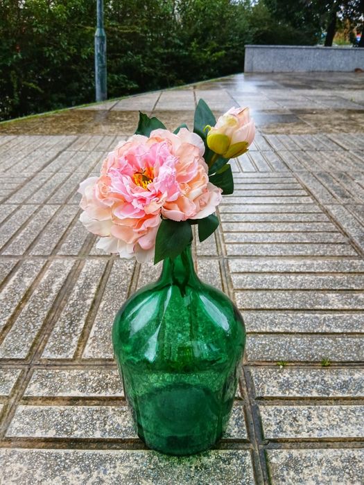 Garrafões de Vinho com Decoração