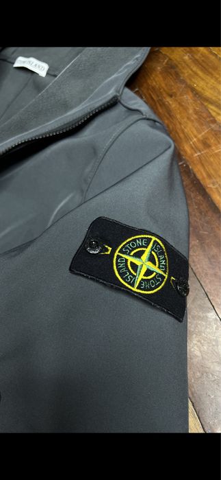 Куртка демисезон на весну идеально Stone Island soft shell R винтаж L