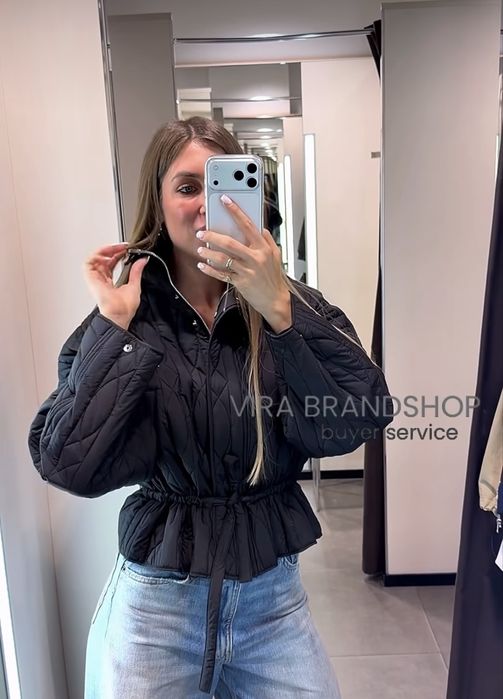 Курточка Zara черная