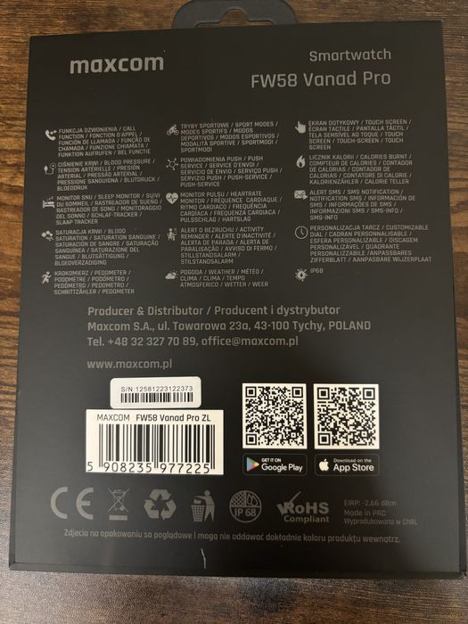 Zegarek maxcom FW58 Vanad Pro