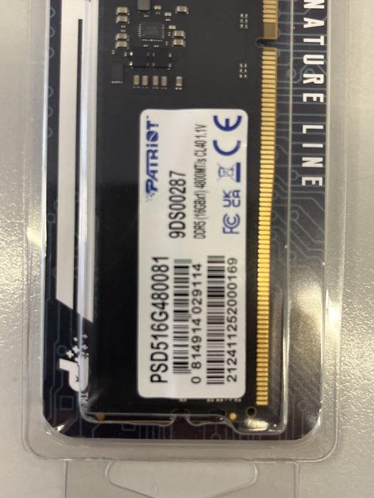 Ram ddr5 4800mt/s 16GB