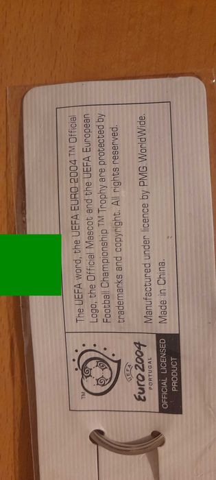 Porta-chaves Euro2004, em metal